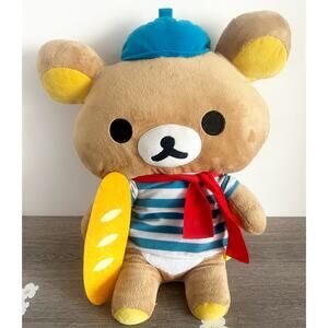 Rilakkuma Bonjour Paris French Bread San X Green Camel Plush 18in Plush Japan